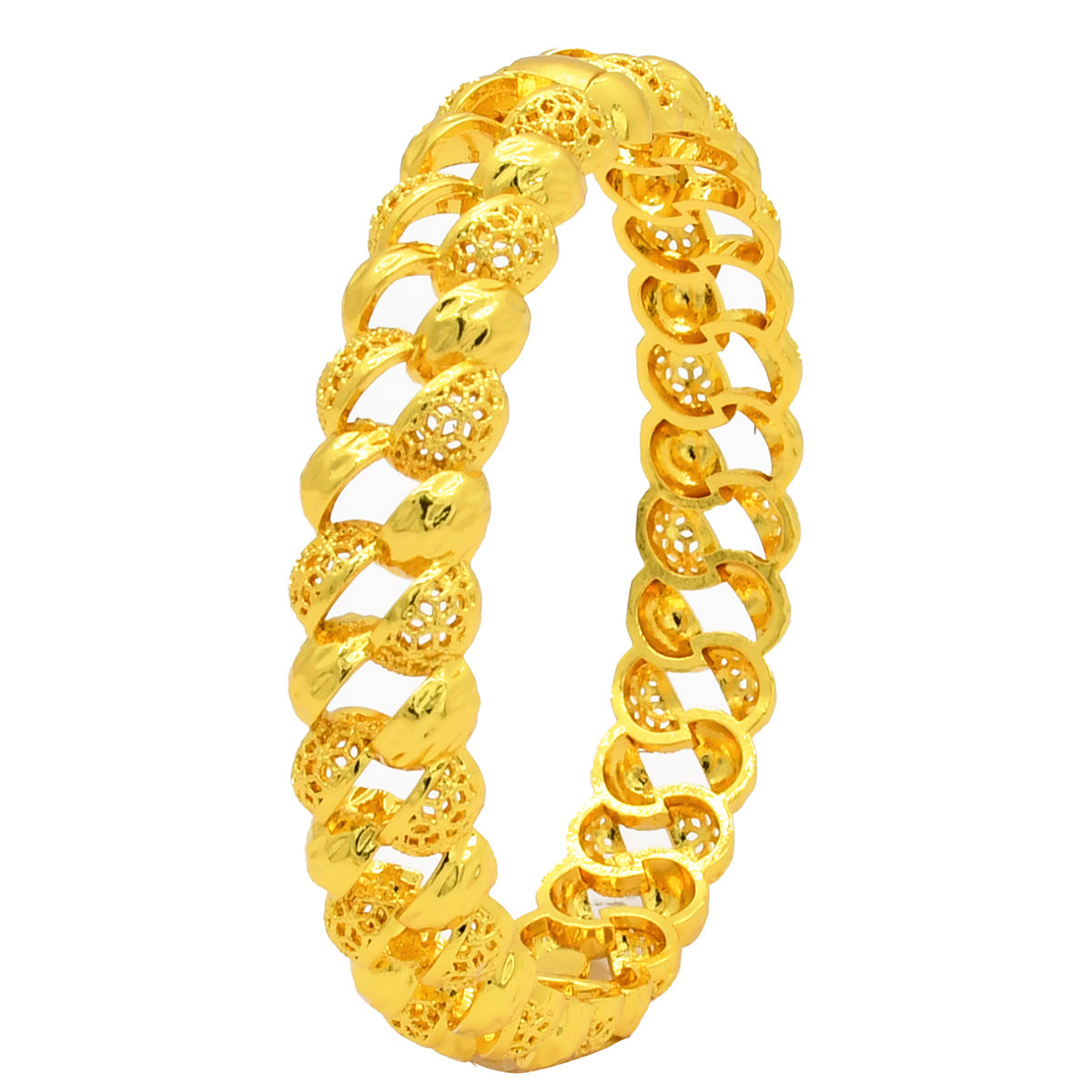 Renevo Middle East Style Gold Plated Women's Bracelet Luxury Jewelry Designer Indian Bracelet African Arab Wedding