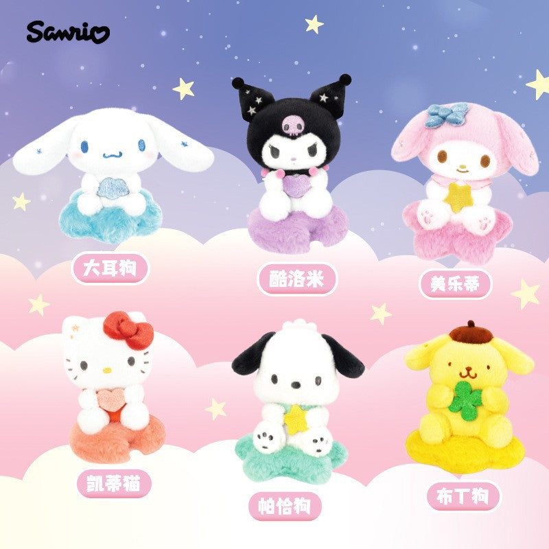 Renevo Genuine Sanrio Ball Candy Grain Series Blind Box Peripheral Clow M Pom Pom Purin Tide Play Blind Box Desktop Decoration