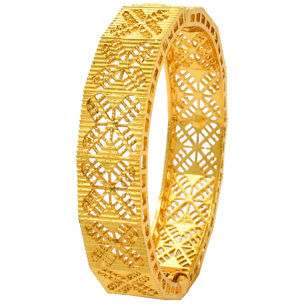 Renevo Fashion Dubai Bride 24K Gold-Plated Bracelet Nigeria Bride Wedding Jewelry Bracelet in Stock