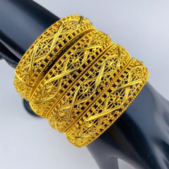 Renevo Hot Selling Dubai Gold Bangles Buckle Open-Ended Bracelet Not Easy to Fade Factory in Stock